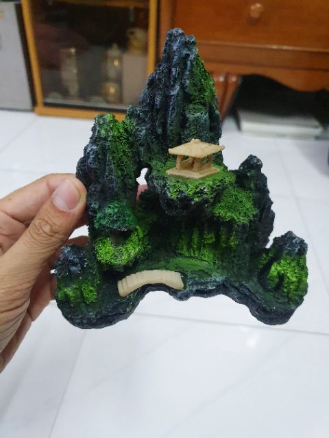 CẢNH NÚI TRANG TRÍ HỒ CÁ NON BỘ 14x5x15cm