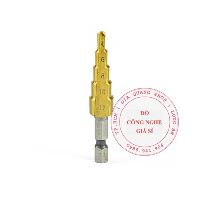 Mũi khoan bước 4-12