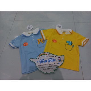 Áo pull có cổ vải cotton dệt 100%