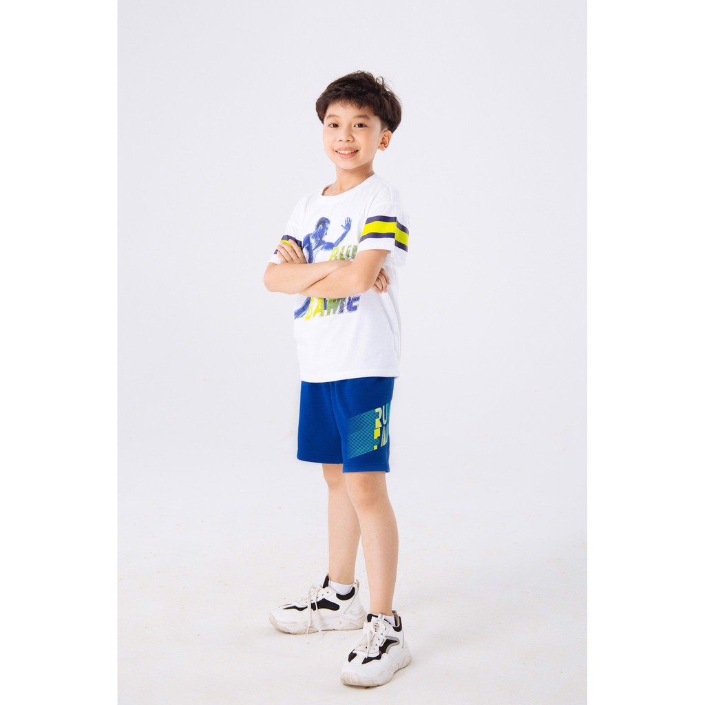 Quần Short Bé Trai M.D.K Pull On Short With Printed M.D.K - thể thao, năng động