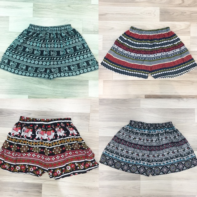 Combo 4 quần đùi lanh thoáng mát (50 mẫu)