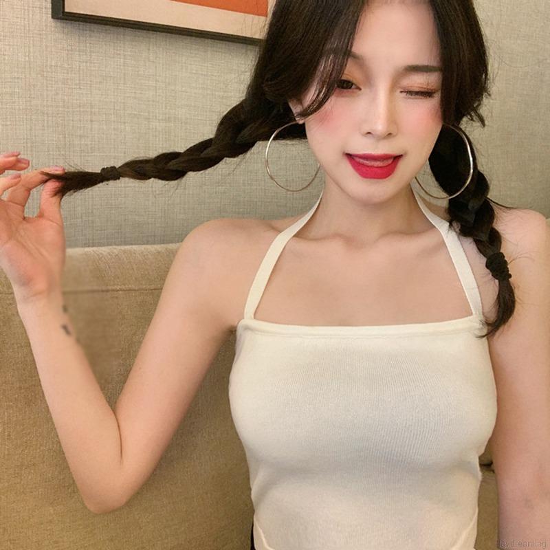Áo Lửng Hai Dây Màu Trơn Gợi Cảm Cho Nữ | BigBuy360 - bigbuy360.vn