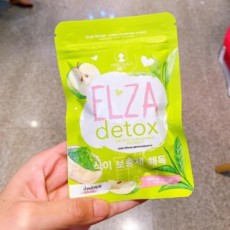 Detox táo giảm cân khử mỡ Elza Detox Thái Lan