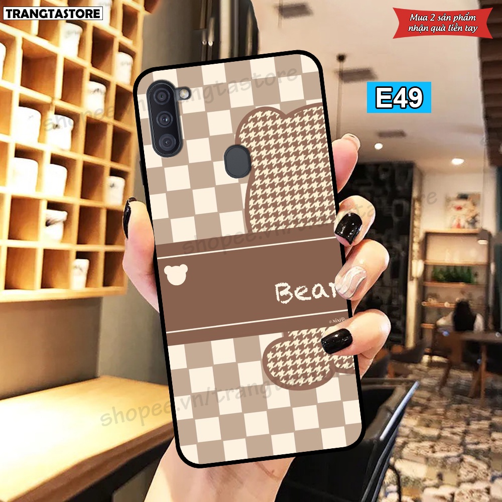 Ốp lưng Samsung A11 in hình các thương hiệu - siêu bền - siêu chất