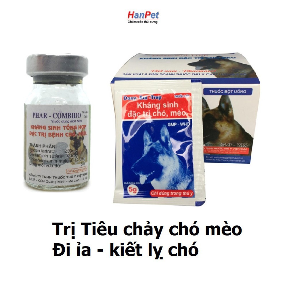 [Mã PET50K giảm Giảm 10% - Tối đa 50K đơn từ 250K] Hanpet.GV- Đi ỉa chó mèo đi kiết lị chó