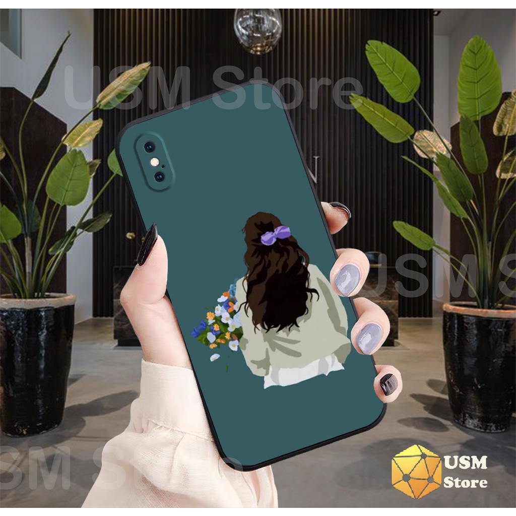 Ốp điện thoại iphone 6/6s/6plus/7/7plus/8/8plus/X/XS/XSmax/XR viền vuông có cạnh bảo vệ camera sau, ốp đôi GIRL- BOY