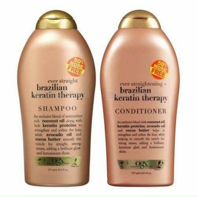 🍀 Dầu gội OGX Ever straightening + brazilian keratin therapy🍀