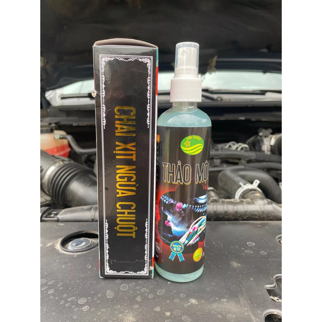 Chai xịt đuổi chuột tiện dụng dùng cho ô tô, gia đình, kho bãi hiệu quả lên đến 6 tháng, Xịt chống chuột ô tô
