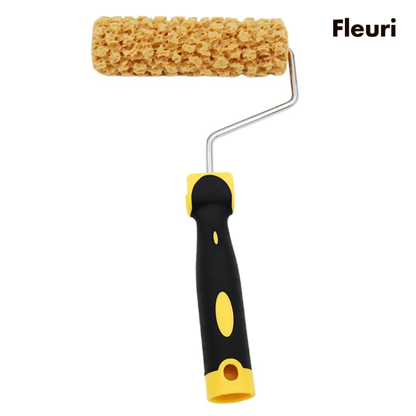 [Home & Living] Wall Paint Roller Foam Sponge Rollers Decorators Brush with Plastic Handle