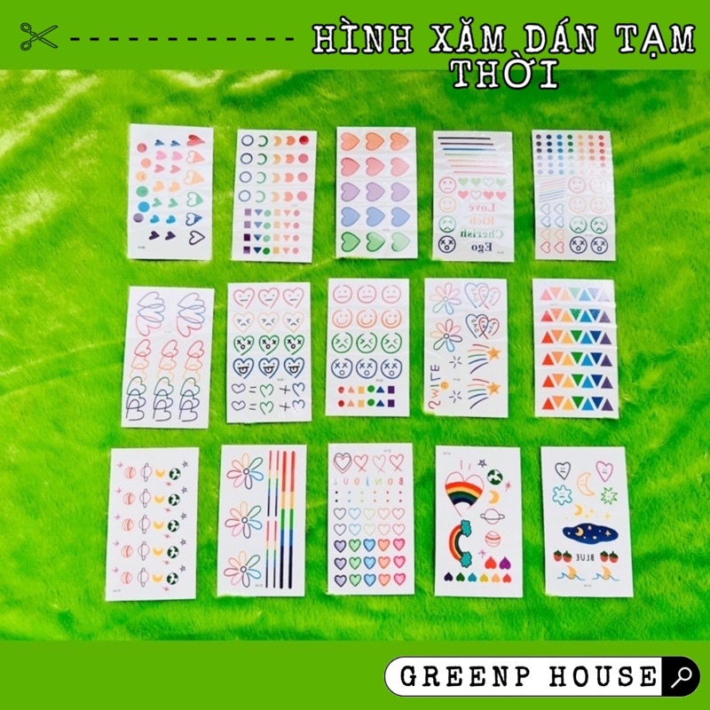 Hình xăm dán tạm thời - GREENP HOUSE
