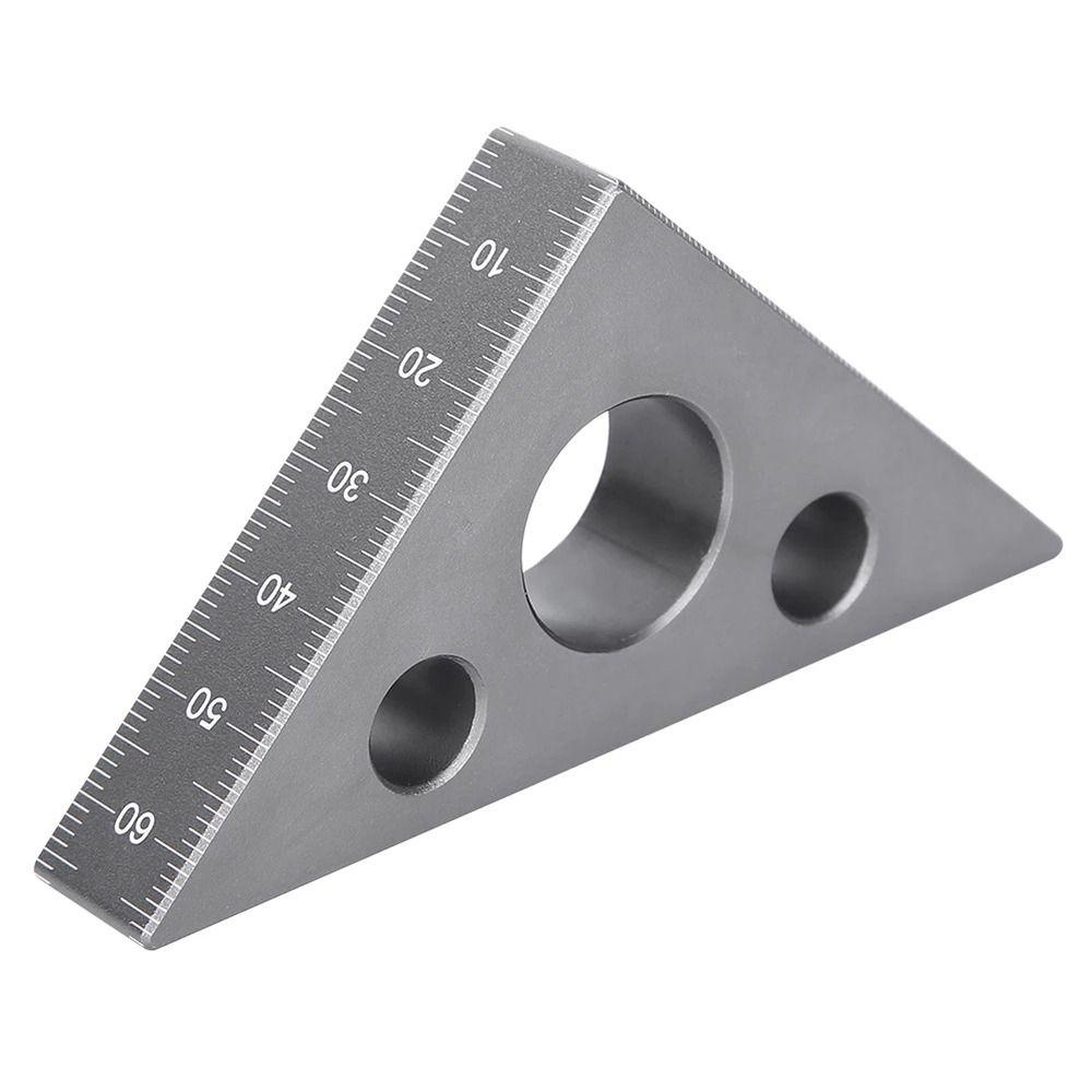 Thước Đo Gỗ Bằng Hợp Kim Nhôm 45 / 90 Độ Chính Xác Cao