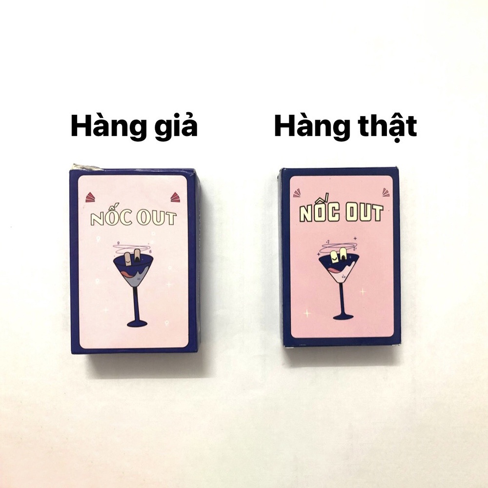 Bộ Bài Nốc Out 50 Lá Drinking Game Hot Trend Ăn Nhậu Uống Rượu Bia Khuấy Động Các Buổi Tụ Tập Vui Chơi Bạn Bè NOCOUT