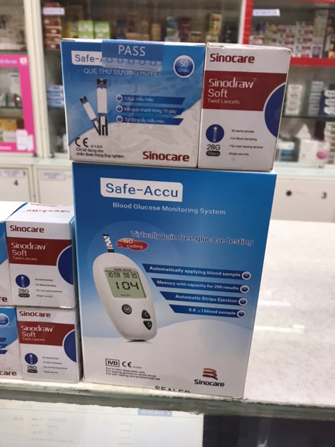 Máy đo đường huyết safe-accu