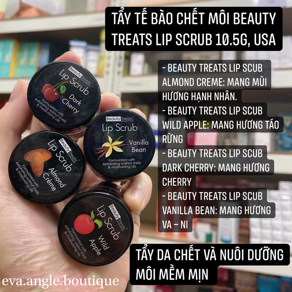 Tẩy tế bào chết môi LIP CRUB 10,5g - USA [eva.angle,boutique]