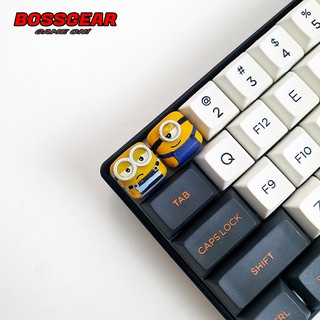Keycap Lẻ hình Minion cực kỳ dễ thương ( keycap resin độc lạ )( Keycap Artisan )