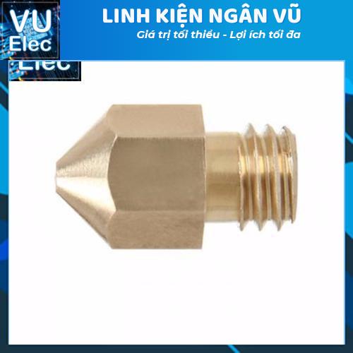 Đầu Đùn Nhựa 3D MK8 1.75MM 0.2-0.5MM