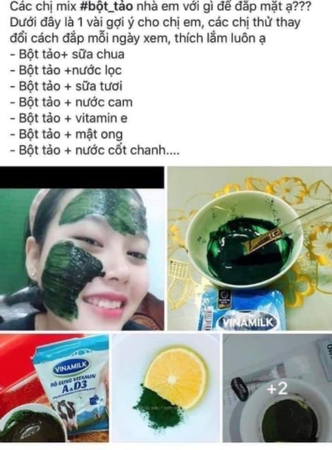 100 Viên Tảo Xoắn Nhật Bản ( Uống + Đắp Mặt) | Thế Giới Skin Care