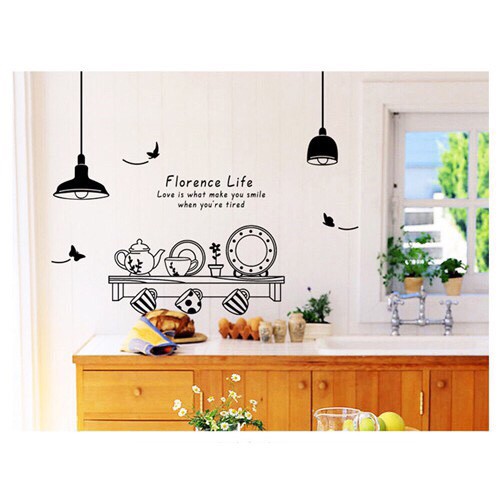Decal dán tường phòng bếp