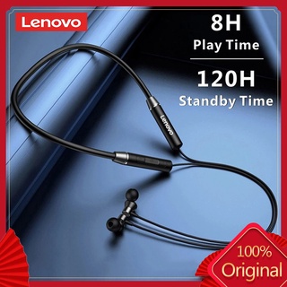Tai nghe Bluetooth đeo cổ Lenovo HE05 chính hãng BT5.0 chống thấm mồ hôi IPX5 với Mic khử tiếng ồn