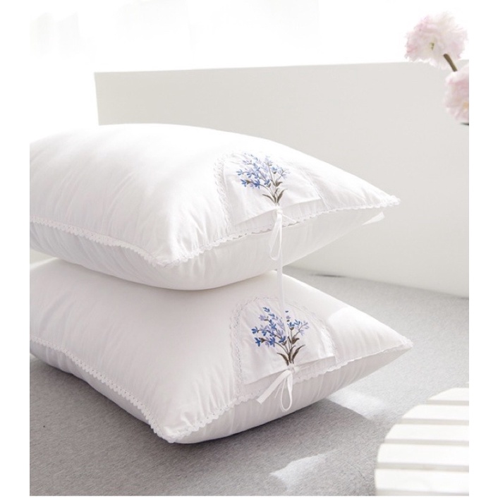 Ruột Gối Thơm Lavender Thơm Dịu Dàng Thư Dãn Nâng Niu Giấc Ngủ Gối KHÔNG XẸP 50x70cm Nặng 1,5kg hàng cao cấp nhập khẩu