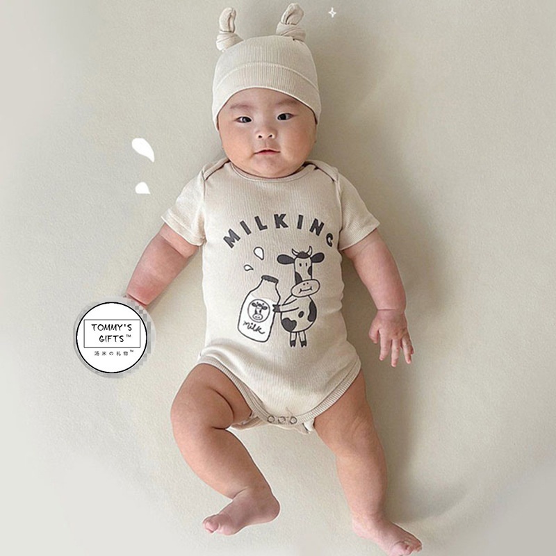 Bộ Sưu Tập Sở Thú Mùa Hè Áo Liền Quần Dễ Thương Cho Bé Sơ Sinh 0-24 Tháng Tuổi