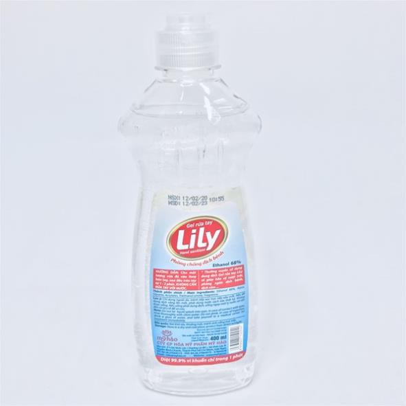 GEL RỬA TAY KHÔ LILY 400ML [chappho.comi]