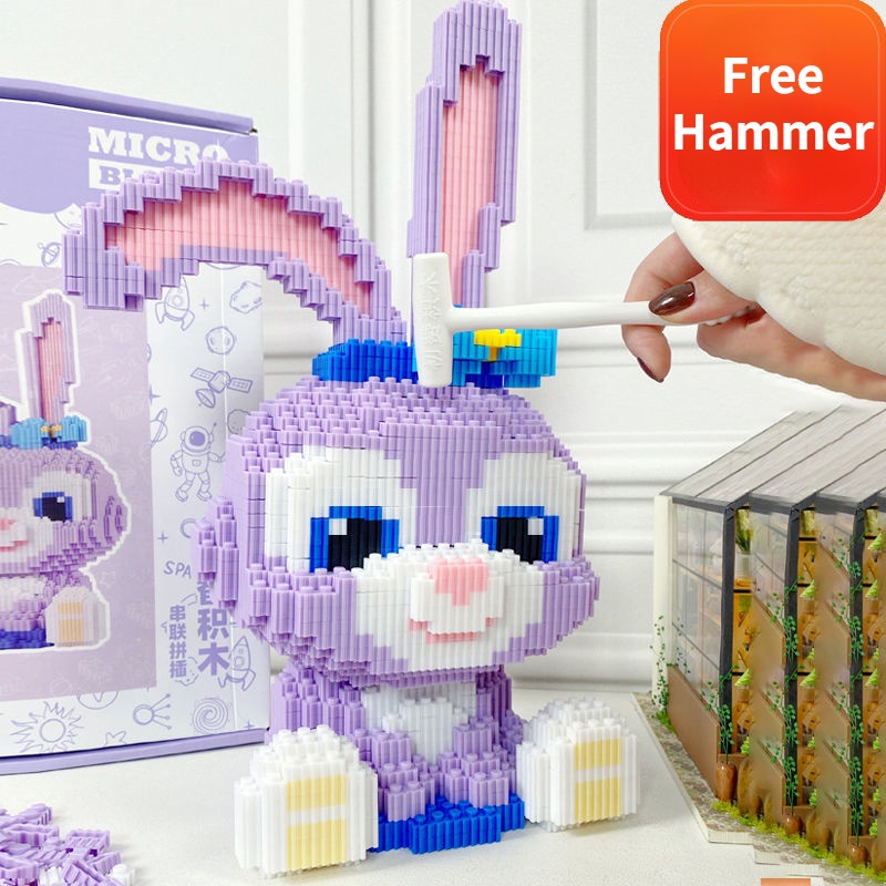 Bộ Đồ Chơi Lắp Ráp Hoạt Hình Cỡ Lớn Thú Vị Cho Bé