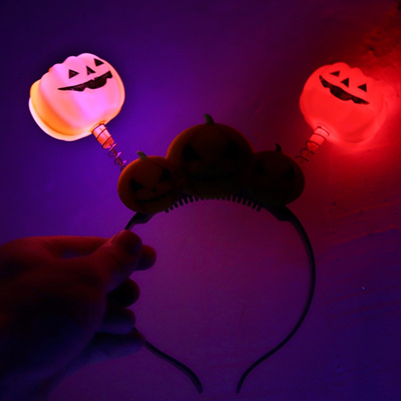 Băng Đô Đầu Lâu Phát Sáng Hóa Trang Halloween