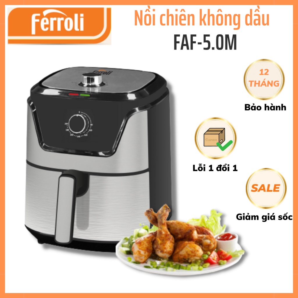 NỒI CHIÊN KHÔNG DẦU FERROLI FAF-5.0M