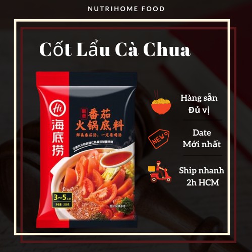 cốt gia vị lẩu Haidilao vị cà chua 200gr date mới nhất