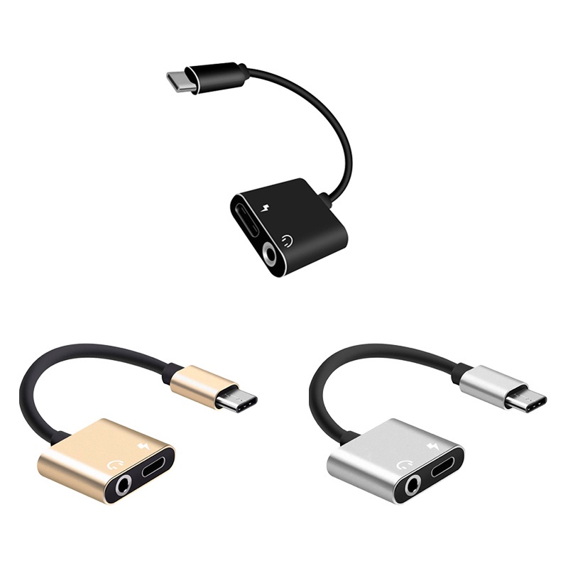 Đầu Chuyển Đổi Tai Nghe Loại C 2 Trong 1 Sang 3.5mm iPad Pro 11 / iPad Pro 12.9 2018 / Google pixel 3 / pixel 3XL