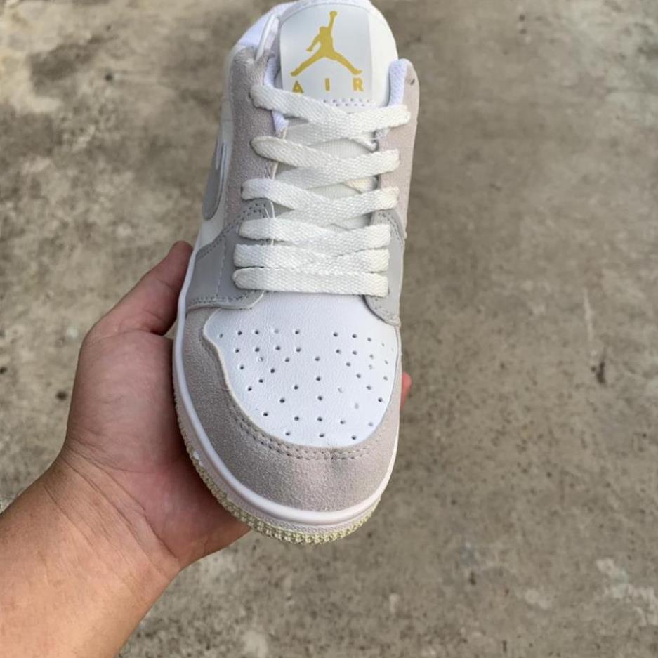 Giày Jordan 1 JD1 Paris xám xanh cổ thấp thể thao sneaker Hot Trend