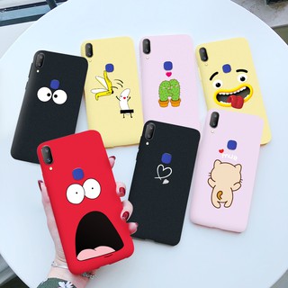 Ốp điện thoại silicone mềm nhám chống sốc in họa tiết dễ thương thích hợp cho Vivo V11I V11I V 11i Vivov11I
