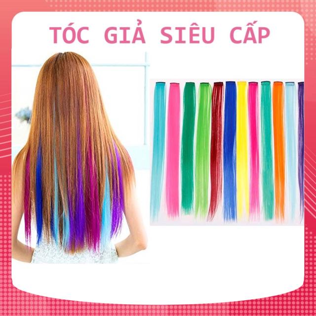 TÓC KẸP LINE/ HIGHTLIGHT TÓC GIẢ KẸP BẢNG 25 MÀU DỄ DÙNG