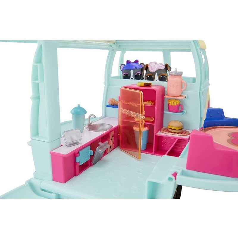 Xe cắm trại lol surprise grill Camper