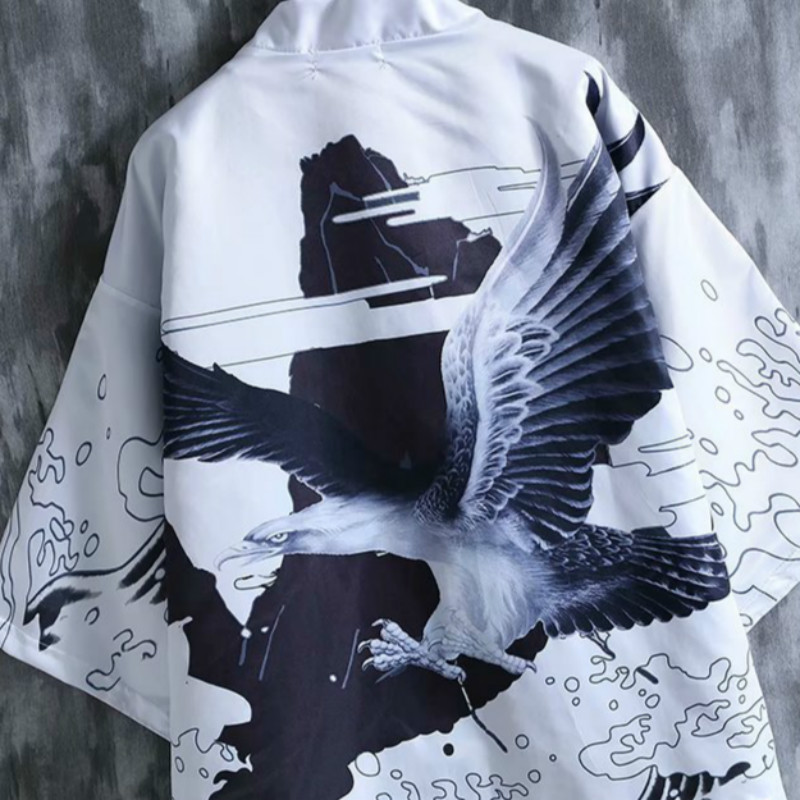 Áo kiểu tay lỡ phong cách Nhật Bản sành điệu dành cho nam | BigBuy360 - bigbuy360.vn