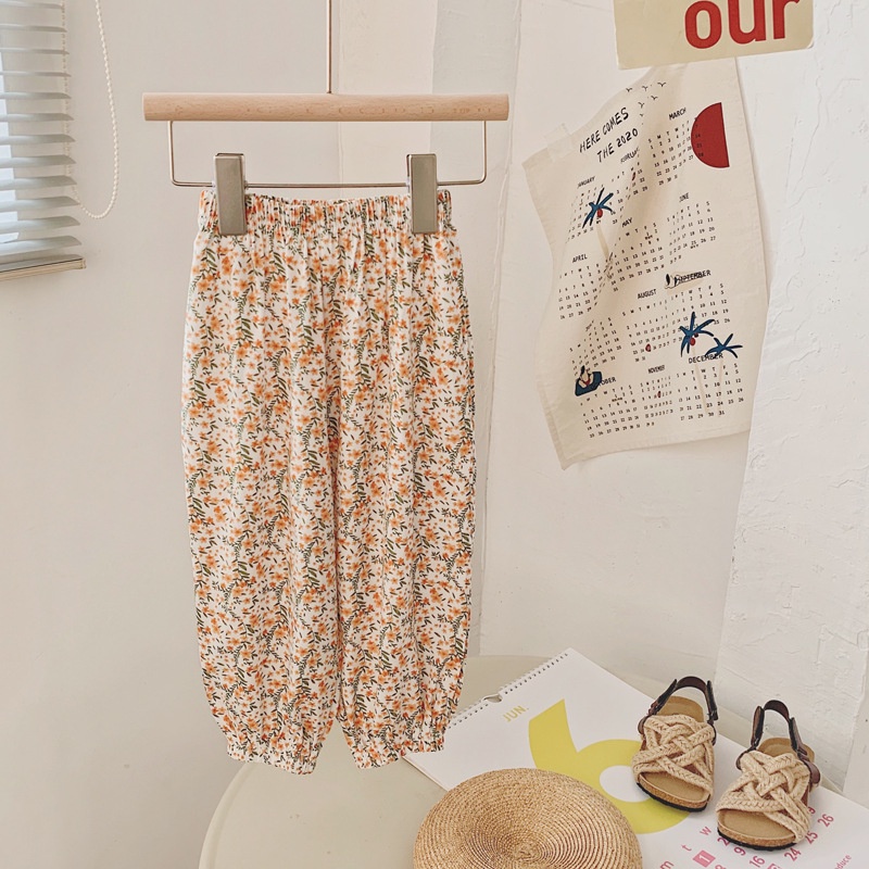 Quần Chống Muỗi Cho Bé Gái Chất Cotton Thoáng Mát
