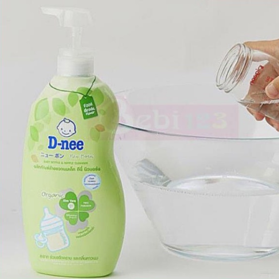Nước Rửa Bình Sữa Dnee Organic 620ml - sạch sẽ và an toàn cho bé