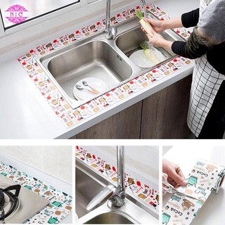 Miếng dán trang trí và thấm nước xung quanh Lavabo, bồn rửa chén