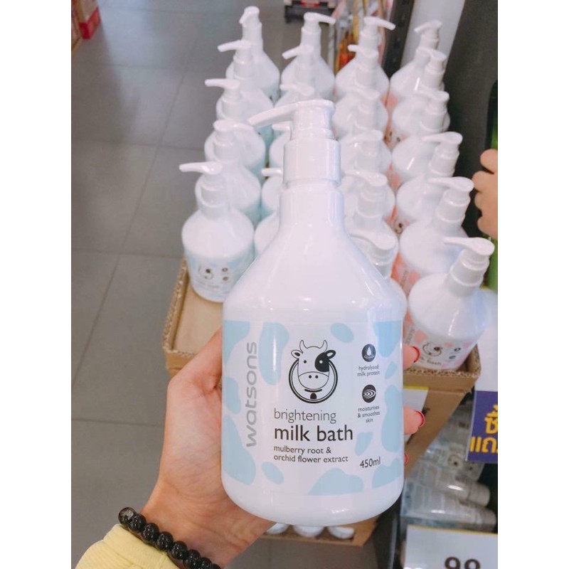 Sữa Tắm Bò Watsons Mềm Mịn Sáng Da 450ml