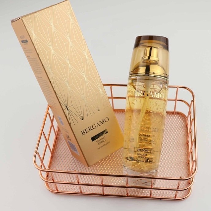 SERUM BERGAMO -Tinh chất dưỡng trắng da Bergamo 24K Gold Brilliant Essence 110ml