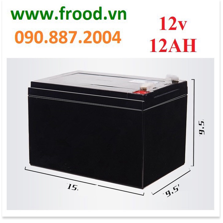 Bình Ắc quy khô 12V - 12AH