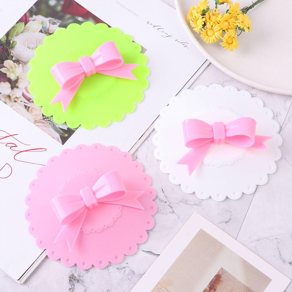 KUNHEV Nắp Cốc Uống Nước Có Thể Tái Sử Dụng Phối Ren Hoa Mẫu Đơn Dễ Thương