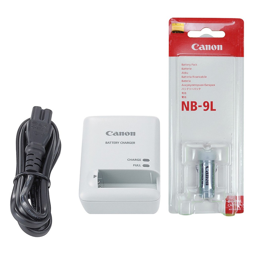 Combo pin + sạc Canon NB-9L (Bảo hành 6 tháng)