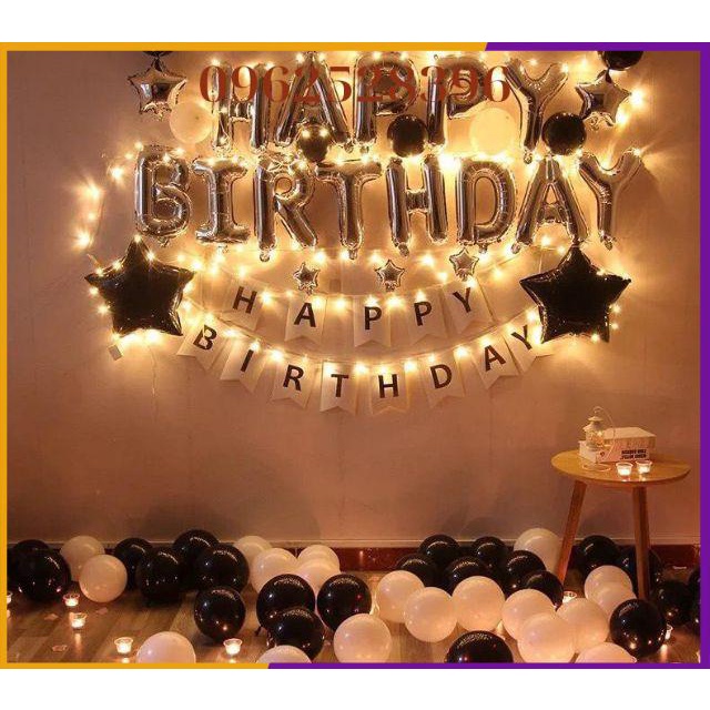 [Nhiều Mẫu Lựa Đẹp]❤️Đầy Đủ❤️Set Bóng Trang Trí Sinh Nhật SN3032