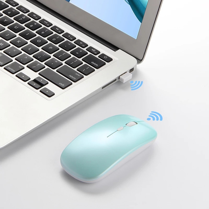 Chuột Bluetooth Không Dây Chơi Game Cho Laptop iPad Tablet Notebook Mobile