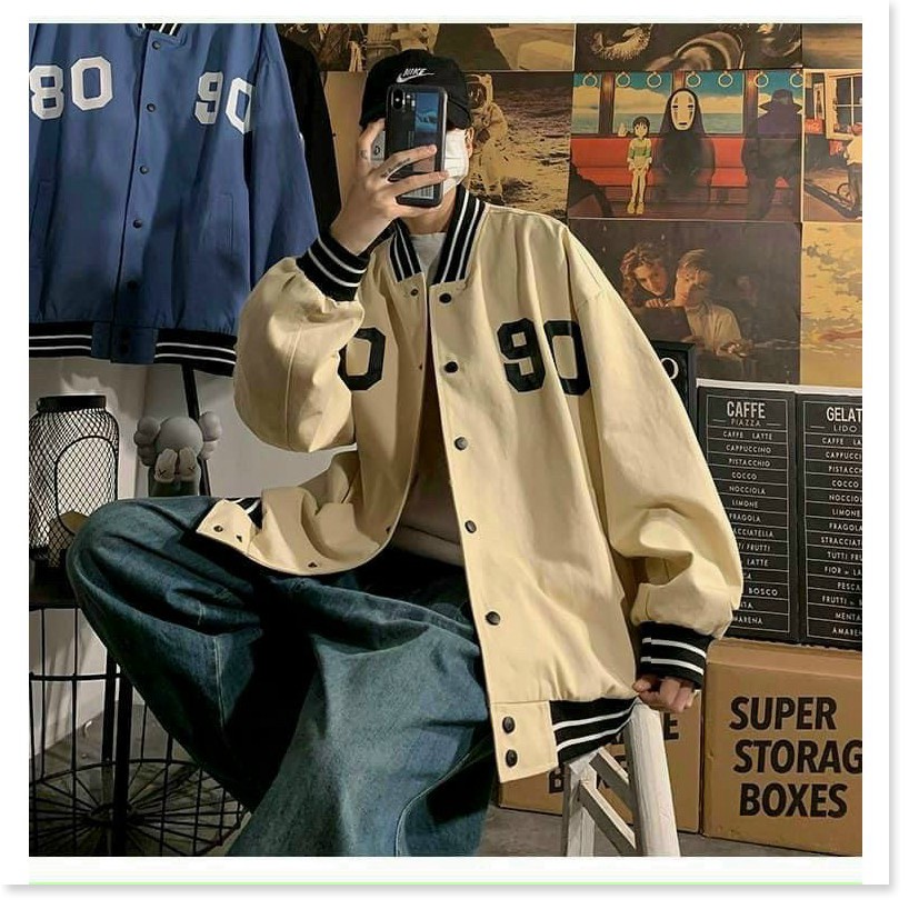 ▬™Áo Khoác Dù Kiểu Bomber 2 lớp in Số 8092 Ngầu B.By