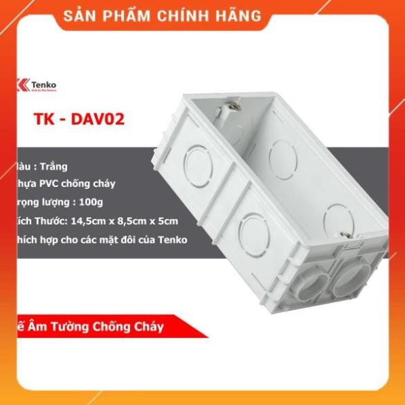 [ Chính Hãng ] Đế Âm Tường Chống Cháy Cao Cấp Tenko TK-DAV02 - Công Nghệ Nhật