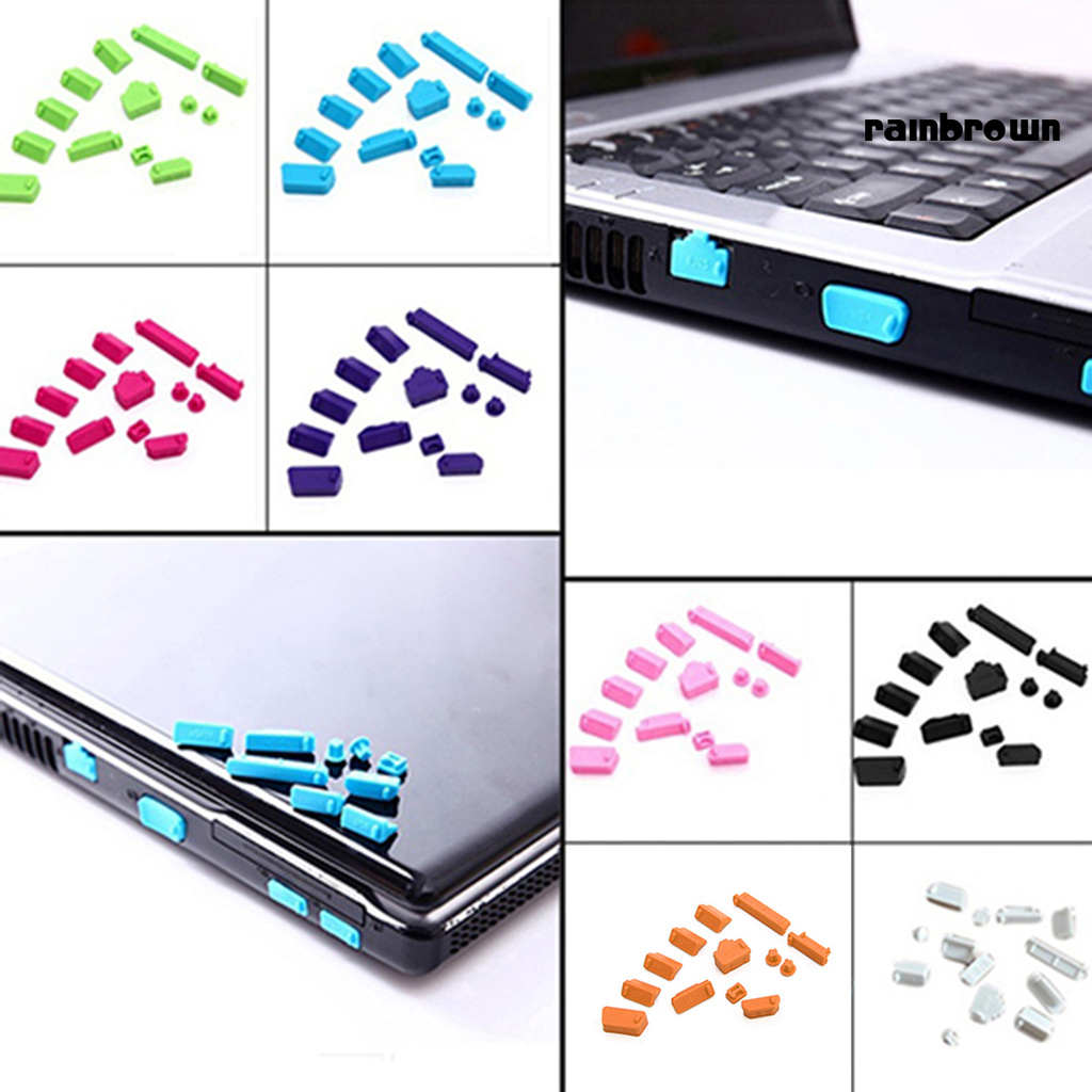 Bộ 13 Nút Silicone Chống Bụi Cho Laptop Notebook