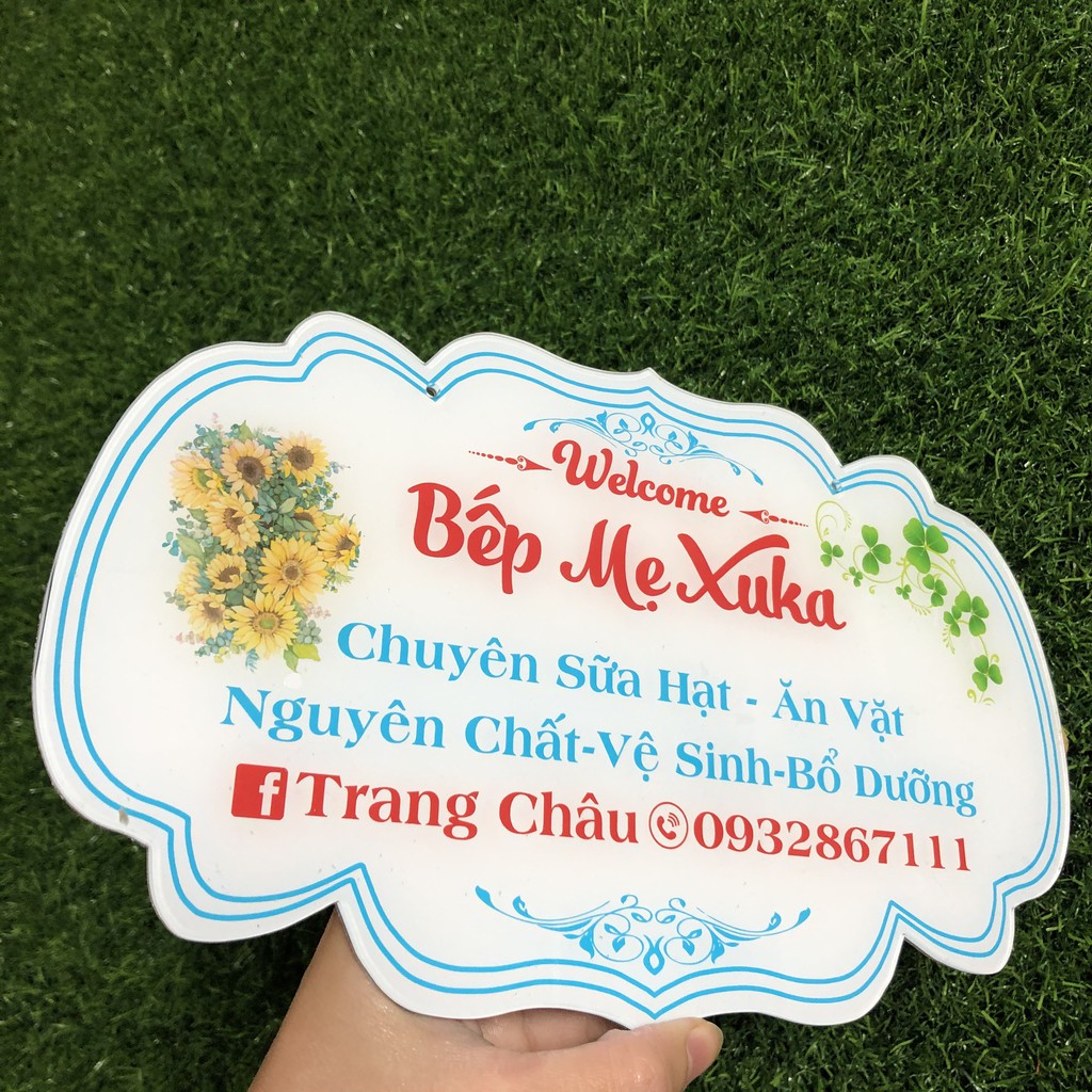 Bảng hiệu treo ở cửa hàng_ Decor shop_ thiết kế free